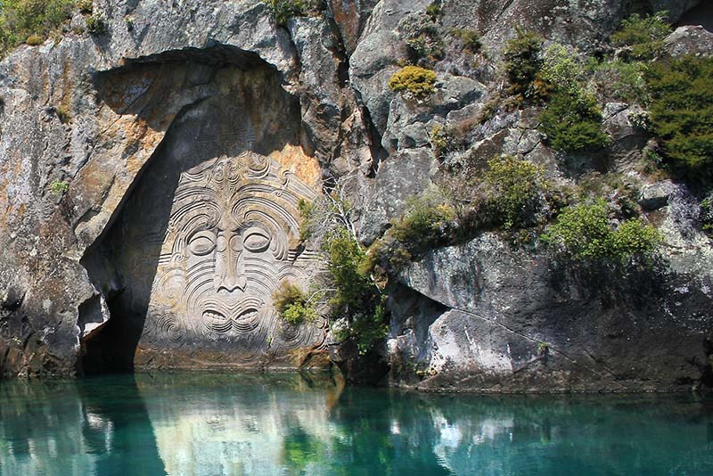 Mine Bay Rock Carvings-Left